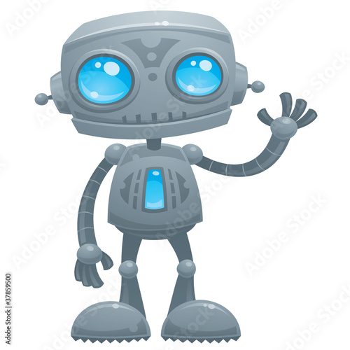 Vector: Waving Robot Waving Robot