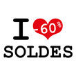 I Love -60% SOLDES I Love -60% SOLDES