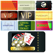 ticket und karten set ticket und karten set