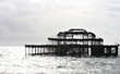 Remains of Burned out Brighton West Pier