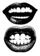 Woman lips Woman lips
