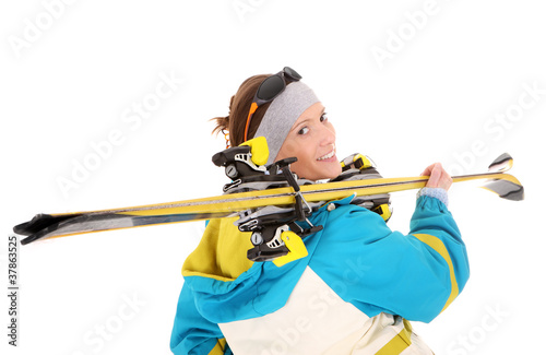 Photo: Beautiful skier Beautiful skier