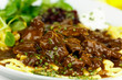 Foto: Reh - Ragout mit Spätzle,,Sahne,Preiselbeeren Reh - Ragout mit Spätzle,,Sahne,Preiselbeeren