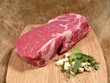 Roastbeef (Bratenstück vom Rind) mit Gewürzzutaten