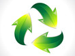 abstract shiny eco recycle icon abstract shiny eco recycle icon