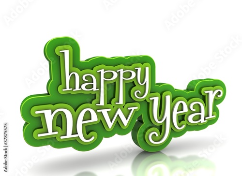 Illustration: happynewyear_1_green happynewyear_1_green