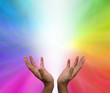 Lightworker working with energy Lightworker working with energy