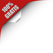 Seitenecke rot links 100% GRATIS