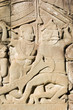 Ancient Khmer and Cham soldiers fighting, Cambodia