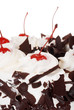 closeup black forest cake