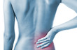 Woman with back pain