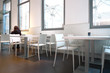 cafétéria blanche