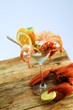 Meeresfrüchte im Glas