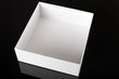 Open white box