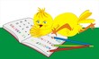 chick and book