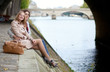 Romantic couple in Paris, having a date