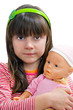 Photo: Girl With Doll Girl With Doll