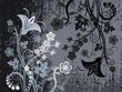 Floral composition on a dark background. Floral composition on a dark background.