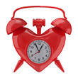 Ilustração: Alarm clock on white background. Isolated 3D image Alarm clock on white background. Isolated 3D image