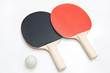 Ping Pong Paddle and Ball