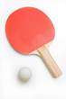 Ping Pong Paddle and Ball