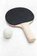 Ping Pong Paddle and Ball