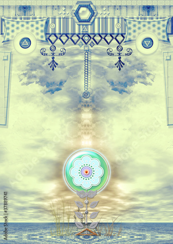 Illustration: THE LOTUS TRANSFIGURATION THE LOTUS TRANSFIGURATION