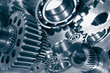 Photo: gear wheels and engineering concept gear wheels and engineering concept