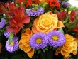 coloured bouquet
