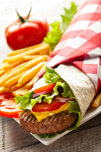 Photo: wrap sandwich wrap sandwich