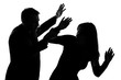 Photo: one couple man and woman domestic violence one couple man and woman domestic violence