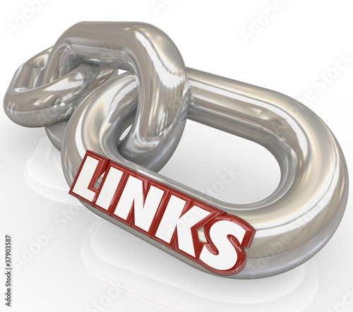 Photo: Links Metal Chains Connected Together Linked Connections Links Metal Chains Connected Together Linked Connections