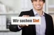Foto: wir suchen sie wir suchen sie