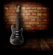 Electric guitar in the room