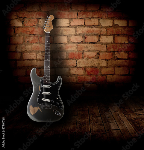 Photo: Electric guitar in the room Electric guitar in the room