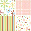4 seamless patterns