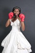 Photo: Black woman in wedding dress Black woman in wedding dress