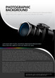 Vektor: Vector background with DSLR camera Vector background with DSLR camera