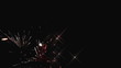 Glittering Fireworks Closeup