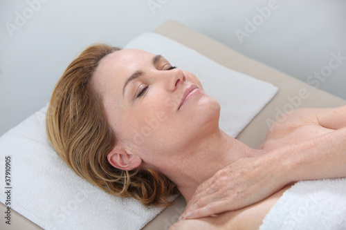Photo: woman in beauty salon woman in beauty salon
