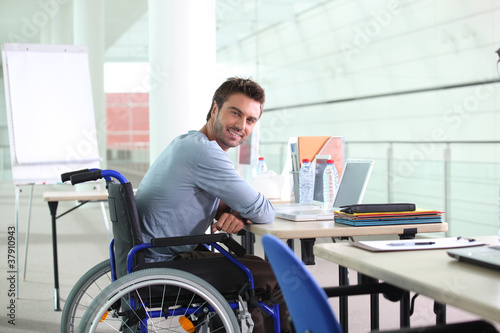 Photo: disabled worker disabled worker