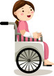 Girl in wheelchair
