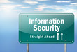 Highway Signpost "Information Security"
