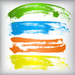 Abstract Colorful Strokes