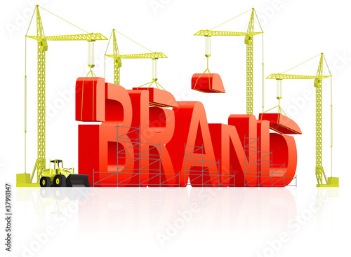Illustration: brand building brand building