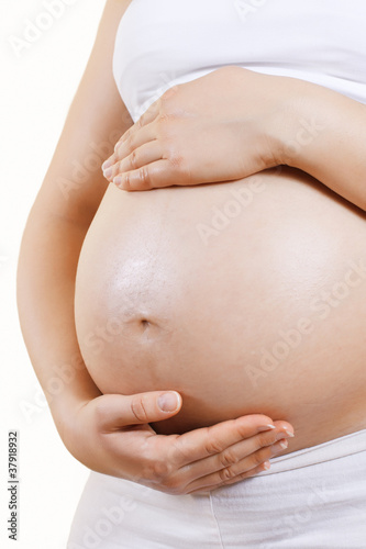 Photo: Pregnant woman belly Pregnant woman belly