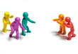colorful plasticine guys