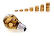 Traditional glass bulb and energy savings