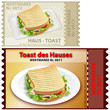 essensmarke toast des hauses