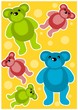 Teddy bears background